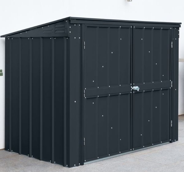Globel Industries Tonnendepot Easy BIN2EH, Mülltonnenbox in Anthrazit